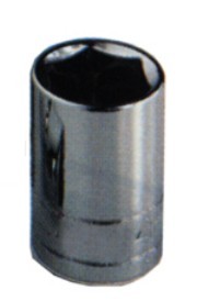 Picture of K Tool International KTI24136 3/4 Inch Drive Standard 6 Point Chrome Socket - 1-1/8 Inch