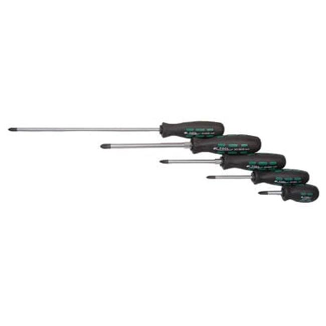 K Tool International KTI16002 5 Piece Phillips Screwdriver Set