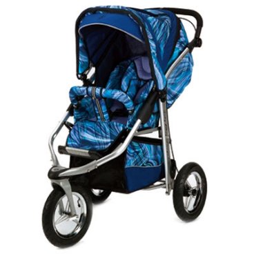 Picture of Baby Bling Design Company BBLB333P  Metamorphosis All Terrain Jogging Stroller in Painted Lady Blue