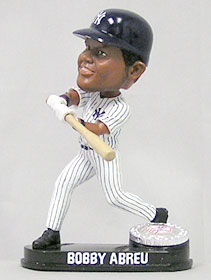 Picture of New York Yankees Bobby Abreu Forever Collectibles Blatinum Bobblehead