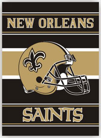 Picture of New Orleans Saints Banner 28x40 Premium Fremont