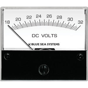 Blue Sea 8240 DC Analog Voltmeter - 2.75 Inch Face 18-32 Volts DC