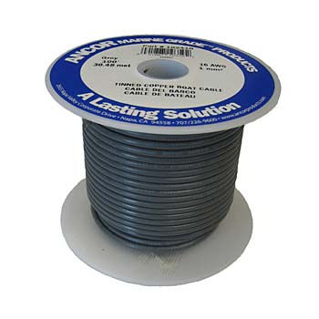 Picture of Ancor Grey 16 AWG Primary Wire - 100