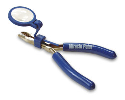 Picture of Miracle Point SNP8 Straight Nose Pliers with Magnifier