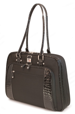 Picture of Mobile Edge MESFOBC ScanFast Onyx Briefcase-  Checkpoint Friendly Laptop Bag