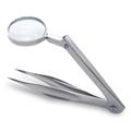 Miracle Point ST8 Super Tweezers with Magnifier - Set of 2 Miracle Point ST8 Super Tweezers with Magnifier - Set of 2