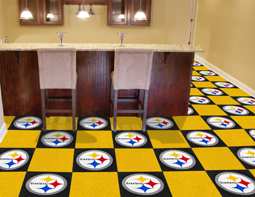 Picture of FanMats Pittsburgh Steelers Carpet Tile F0008545
