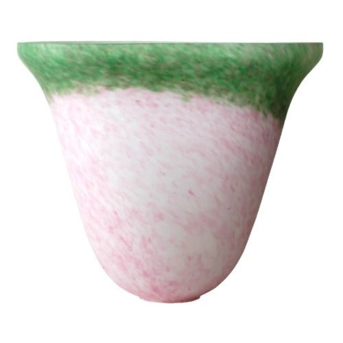 Picture of Meyda  11904 10.5 Inch W Pink/Green Pate-De-Verre Bell Shade