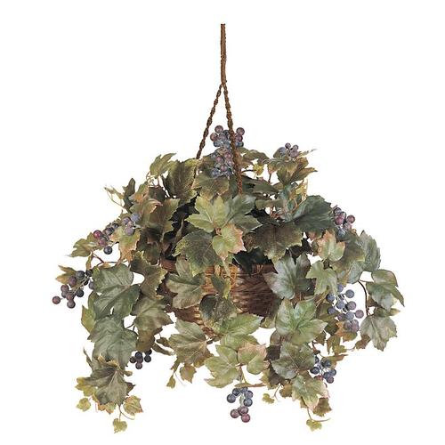 Picture of Nearly Natural 6026 All Season Grape Leaf Hanging Basket