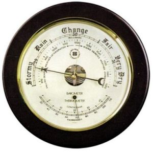 Picture of Bey-Berk WS075 Keota Barometer and Thermometer