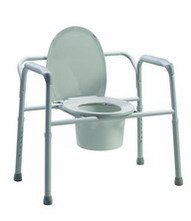 Picture of Drive Medical 11117N-1 Folding Commode - Over Sized - 2 Per Case