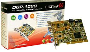 Picture of Digiwave DGP - 108G - DVB-S PCI Card with TV plus Satellite plus FM plus Internet