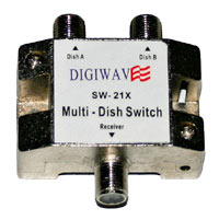 Picture of Digiwave DGS - SW21X - 2x1 Multiswitch for Dishnet Receiver - Legacy - SW-21 Add-on