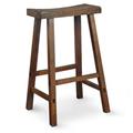 International Concepts 1S61-683 WALNUT SADDLE SEAT BARSTOOL - 29 Inch International Concepts 1S61-683 WALNUT SADDLE SEAT BARSTOOL - 29 Inch