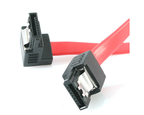 Picture of These right-angle Serial ATA cables guarantee you ll be able to plug in your hig
