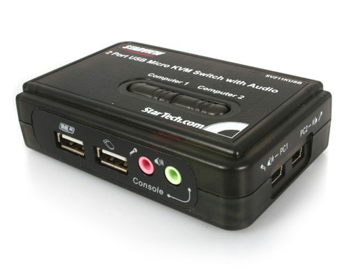 Picture of If you are looking for a KVM that wont clutter your workspace  the SV211KUSB is