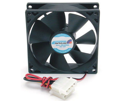 Picture of 9.2cm PC Computer Case Cooling Fan w/LP4
