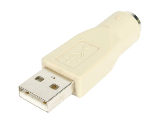 PS2 Mouse to USB Adapter USB/A M to 6 DI