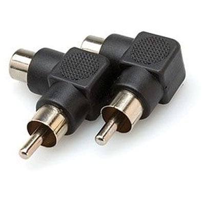 . GRA259 RCA Female to Right Angle RCA Male (2 pieces per pack)