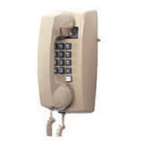 2554-20F-AS 255444-VBA-20F Wall Phone with Single-Gong Ringer