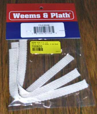 Weems & Plath  Wicks for Yacht Lamps 3 pack