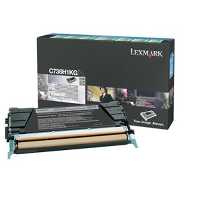 Lexmark International C736H1KG Black HY Return Prgm Toner -  Lexmark International Inc