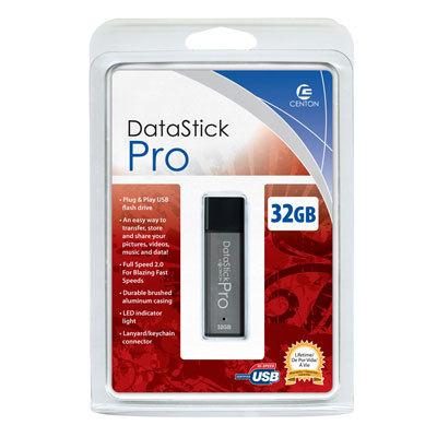 Picture of Centon DSP32GB-001 32GB Pro USB Drive -Grey
