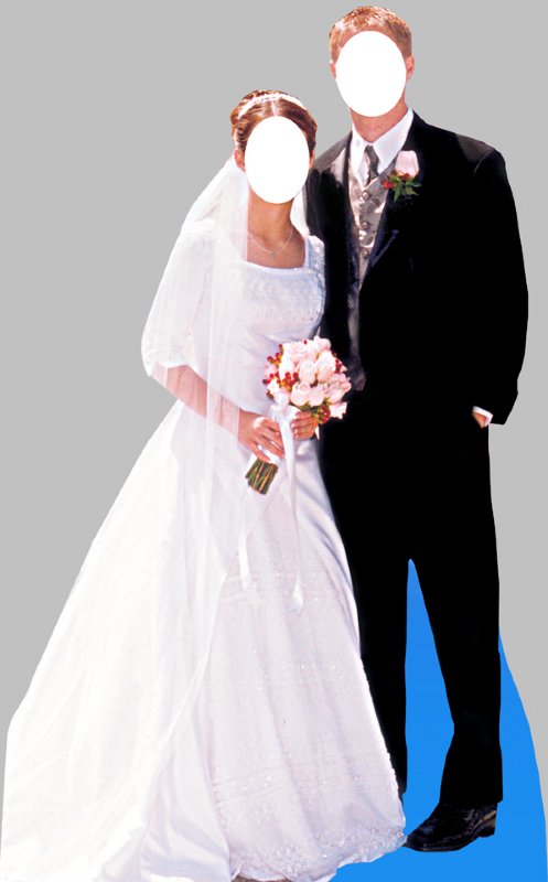 Bride And Groom Stand-In Life-Size Cardboard Stand-Up