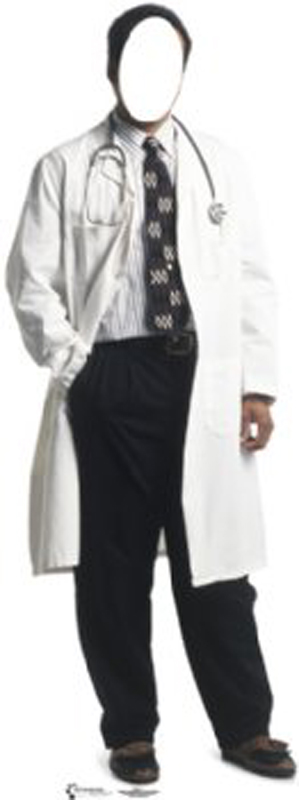 Doctor Stand In Life-Size Cardboard Stand-Up