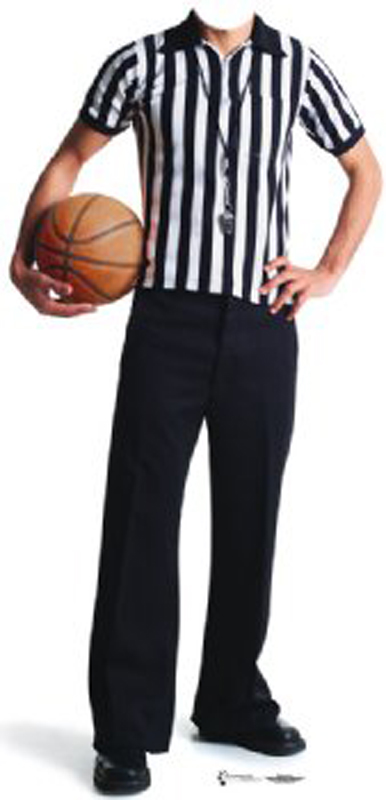 Referee Stand In Life-Size Cardboard Stand-Up