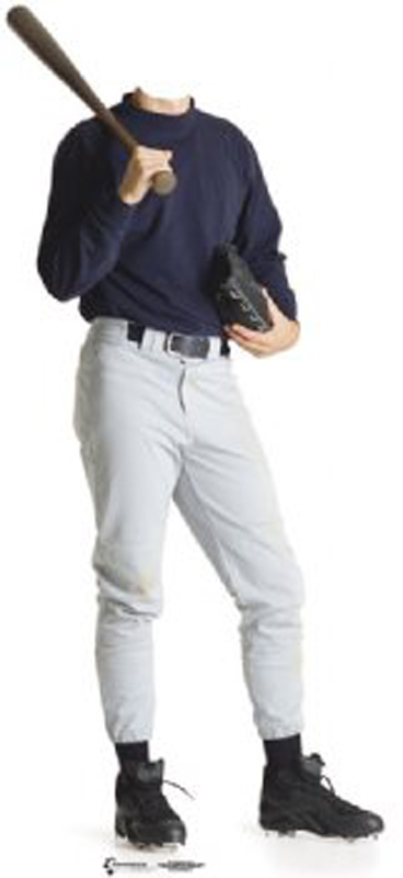 Baseball Player Stand In Life-Size Cardboard Stand-Up