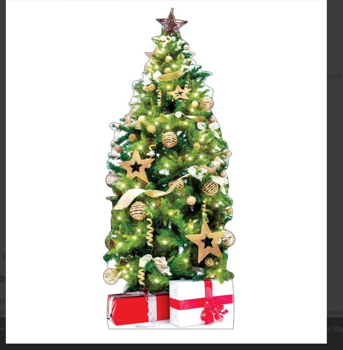 Picture of Advanced Graphics 707 Christmas Tree Life-Size Cardboard Stand-Up