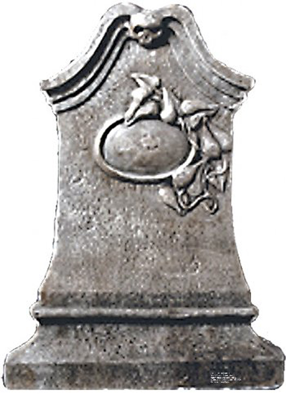 Lil Fred Granite Tombstone Life-Size Cardboard Stand-Up