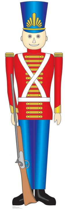 Toy Soldier Life-Size Cardboard Stand-Up