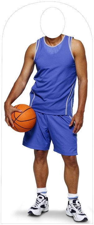 Basketball Stand In Life-Size Cardboard Stand-Up
