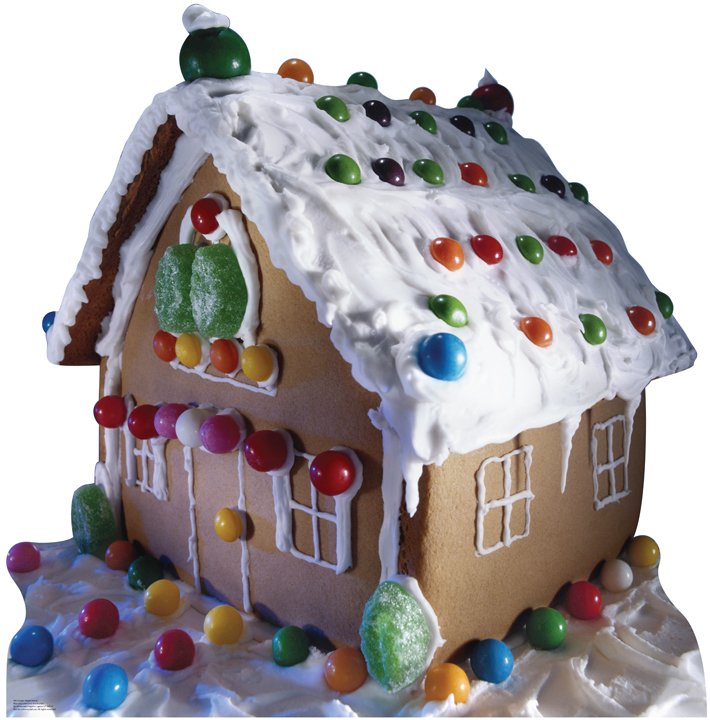 942 Ginger Bread House Life-Size Cardboard Stand-Up