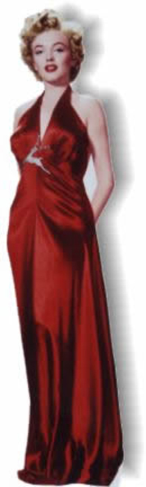 Marilyn Monroe - Red Dress Life-Size Cardboard Stand-Up