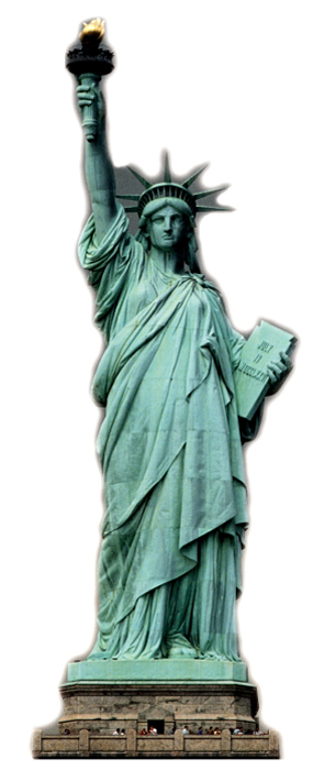 373 Statue Of Liberty Life-Size Cardboard Stand-Up -  Advanced Graphics