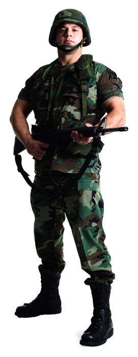 Army Soldier Life-Size Cardboard Stand-Up