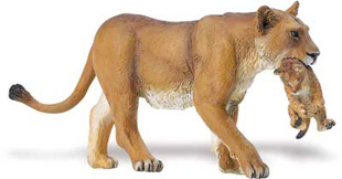 Picture of Safari 225229 Lioness with Cub Animal Figure 