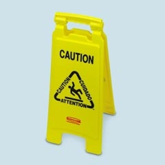 RCP 6112-78 YEL Yellow   Closed   Folding Floor Sign -  RUBBERMAID, FG611278YEL