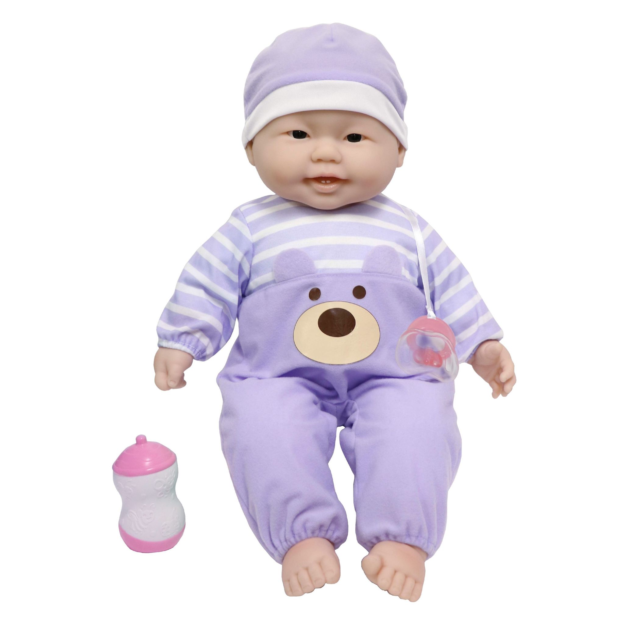Lots to Cuddle Babies Asian Soft Body Baby Doll  Purple - 20 in -  Dolls By Berenguer, 35018
