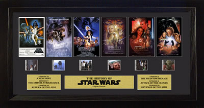 Film Cells USTR09 - Star Wars Through The Ages - Six Film Presentation -  FilmCells