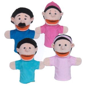 Picture of Get Ready 370 Hispanic family puppet set- 12 inch