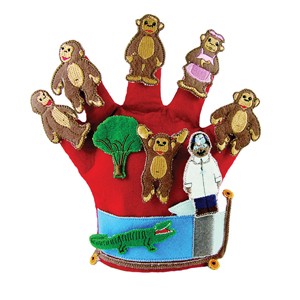 Picture of Get Ready 741 Monkeys Jumping on the Bed glove puppet and CD