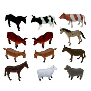 Picture of Get Ready 870 6 inch farm animals- 12 piece