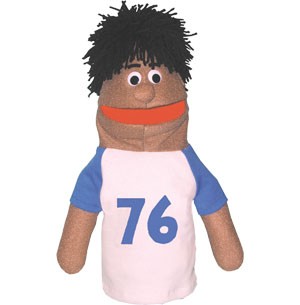 Picture of Get Ready 300A boy puppet- African-American- 18 inch