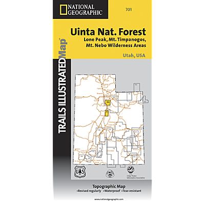 Picture of National Geographic TI00000701 Map Uinta National Forest - Utah