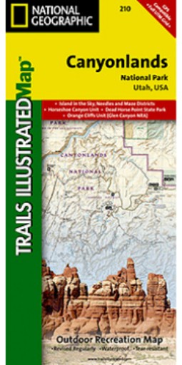 Picture of National Geographic TI00000210 Map Of Canyonlands National Park-Needles-Isle - Utah