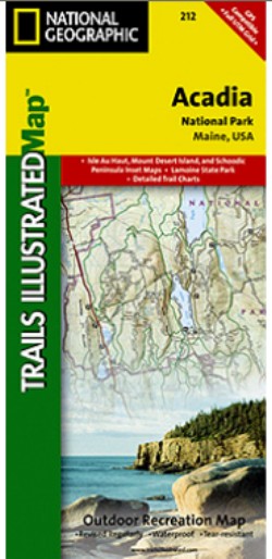 Picture of National Geographic TI00000212 Map Of Acadia National Park - Maine